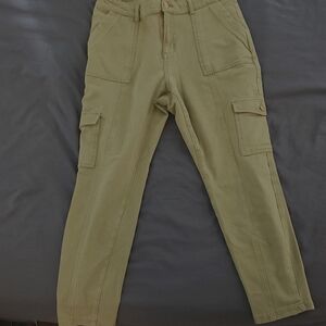 Womens Olive Cargo Pants